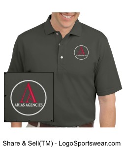 Arias Agencies Men's Dri-Fit Polo Design Zoom